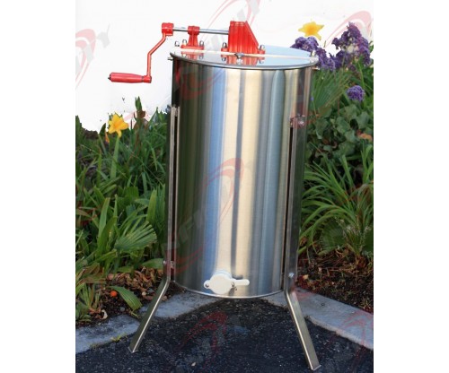  2 FRAME HONEY EXTRACTOR BEEKEEPING TANK 201 STAINLESS STEEL W/LEGS & HONEY GATE 